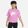 Nike Club Boxy Tee Little Kids T-shirt In Pink