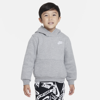 Nike Babies' Sportswear Club Fleece Pullover Toddler Hoodie In Grey