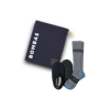 Bombas Travel Compression Sock And Gripper Slipper 2-pack In Charcoal Navy
