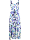 DIANE VON FURSTENBERG JODIE FLORAL-PRINT MIDI DRESS