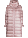 Herno Matilde Down Puffer Coat In Purple