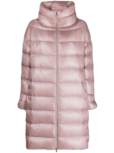 Herno Matilde Down Puffer Coat In Grey