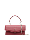 PATRIZIA PEPE LOGO-PLAQUE LEATHER TOTE BAG