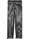 A. ROEGE HOVE PATRICIA STRIPED SHEER LOOSE TROUSERS