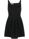 Philosophy Di Lorenzo Serafini Minidress In Technical Stretch Fabric In Black