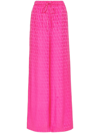 Valentino Cady Couture Trousers Woman Pink Pp 44