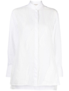 Shiatzy Chen Lace-detailing Long-sleeve Shirt In White