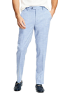 Alfani Men's Slim-fit Stretch Solid Suit Pants, Created For Macy's In Blue