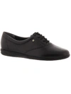 Easy Spirit Motion Womens Leather Lace-up Fashion Sneakers In Black