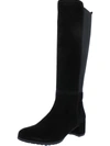 Naturalizer Brent Womens Zipper Round Toe Knee-high Boots In Black