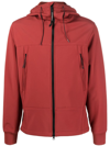 C.P. COMPANY ZIP-UP STRETCH-COTTON HOODED JACKET