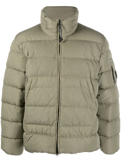 C.p. Company Eco-chrome R Padded Down Jacket In Light Green