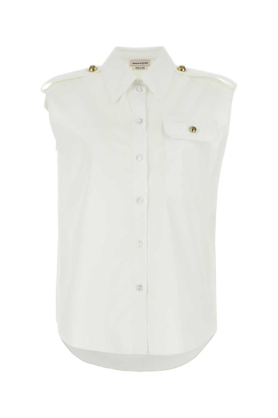 Alexander Mcqueen Shirts In White