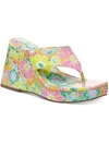 Circus By Sam Edelman Moira Womens Wedge Thong Platform Sandals In Multi