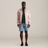 Members Only Men's Classic Iconic Racer Jacket (slim Fit) In Light Pink