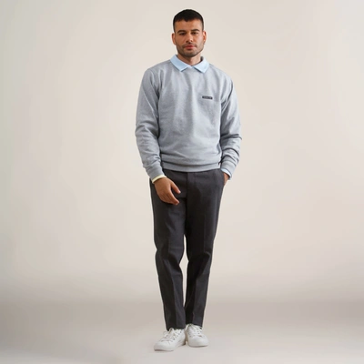 Members Only Men's Preston Crew Neck Sweatshirt In Grey