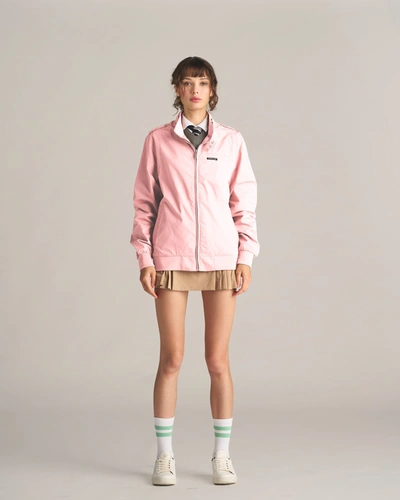 Members Only Women's Classic Iconic Racer Oversized Jacket In Pink