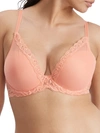 Natori Feathers Plunge Bra In Cantaloupe