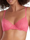 Skarlett Blue Smitten Unlined Underwire Bra In Hot Pink