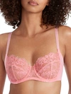 Skarlett Blue Entice Full Coverage Bra In Carnation,nylon