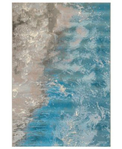 Liora Manne Marina Surf Area Rug In Aqua