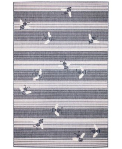 Liora Manne Malibu Sweet Bees Area Rug In Navy