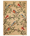 LIORA MANNE LIORA MANNE RAVELLA BIRDS ON BRANCHES AREA RUG