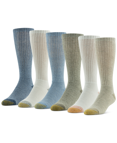 Gold Toe Men's 6-pack Casual Harrington Socks In Asst