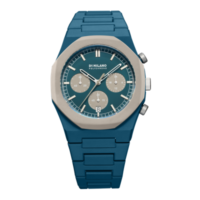 D1 Milano Watch Polychrono 40.5mm In Blue