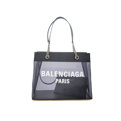 Balenciaga Duty Free Shopper Bag In Black
