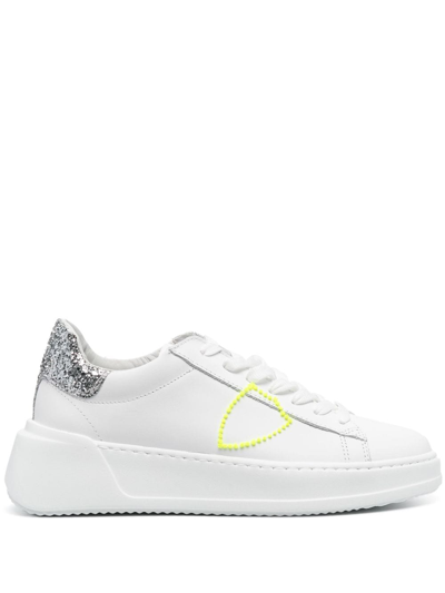 Philippe Model Paris Temple Sneakers In White