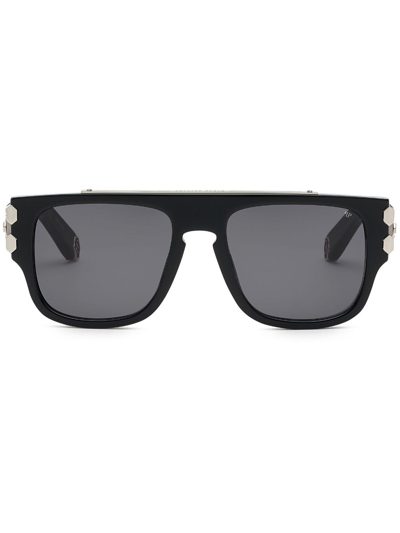 Philipp Plein Pure Pleasure London Sunglasses In Schwarz