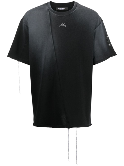 A-cold-wall* Vintage Effect Cotton Jersey T-shirt In Black