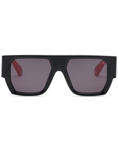 Philipp Plein Oversize Square-frame Sunglasses In Black