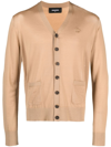 Dsquared2 Klassischer Cardigan In Sand