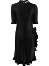 Rabanne Minikleid Im Flamenco-look In Black