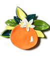 Coton Colors Orange Platter 13'' In Orange