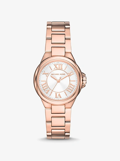 Michael Kors Mini Camille Rose Gold-tone Watch