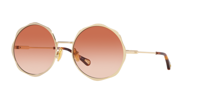 Chloé Woman Sunglass Ch0184s In Orange