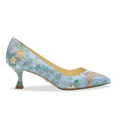 Sarah Flint X Gracie Perfect Kitten Pump 50 In Blue