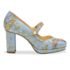 Sarah Flint X Gracie Perfect Mary Jane Platform 85 In Blue