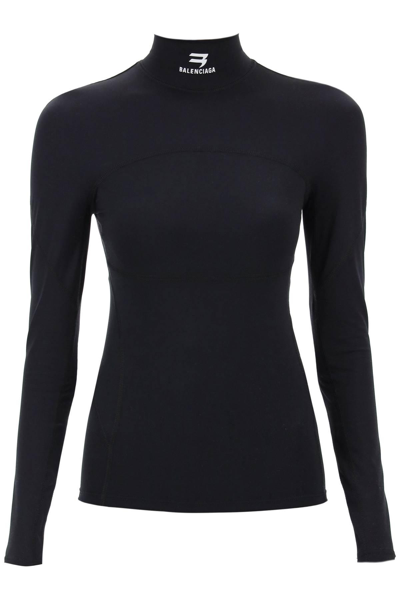 Balenciaga Long-sleeved Activewear Top