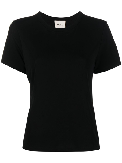 Khaite Emmylou Tee Shirt In Washed Black