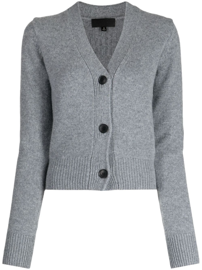 Nili Lotan Caldorf Cashmere Sweater Light Grey Melange S