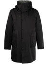 C.P. COMPANY LAYERED HOODED DOWN-FEATHER JACKET