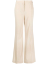 STELLA MCCARTNEY TAILORED FLARED STRETCH-WOOL TROUSERS