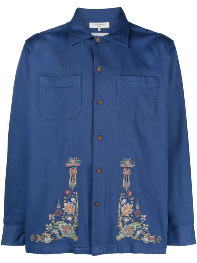 Nudie Jeans Blue Vincent Shirt