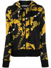 VERSACE JEANS COUTURE CHAIN COUTURE-PRINT COTTON HOODIE