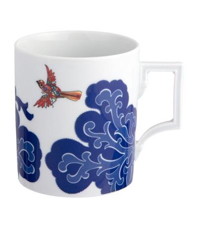 Meissen Porcelain Indian Bird Mug In Multi