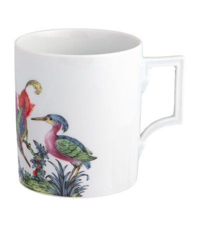 Meissen Porcelain Fancy Birds Mug In Multi